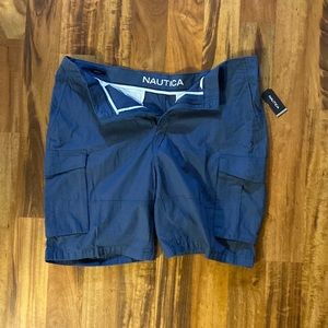 NWT Men’s Nautica Shorts, Modern Fit, Waist 40 Navy Blue